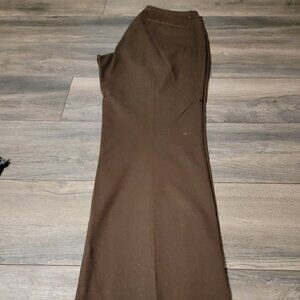 Dockers Boot Cut Dress Pants - Size 10 long - Length 32" Brown
